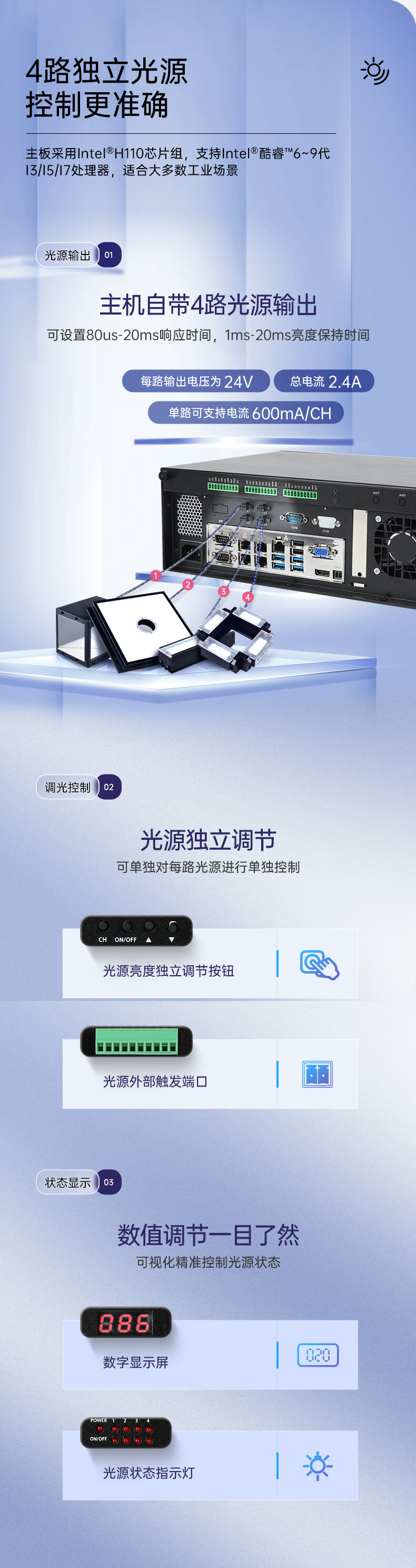 工業(yè)視覺控制器,機器視覺工控機 工業(yè)視覺控制器,機器視覺工控機