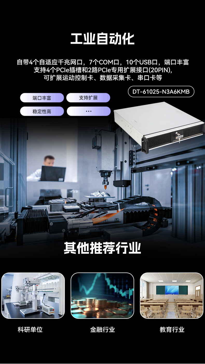 東田國產(chǎn)龍芯工控機,3A6000四核八線程工業(yè)主機,DT-61025-N3A6KMB.jpg 東田國產(chǎn)龍芯工控機,3A6000四核八線程工業(yè)主機,DT-61025-N3A6KMB.jpg