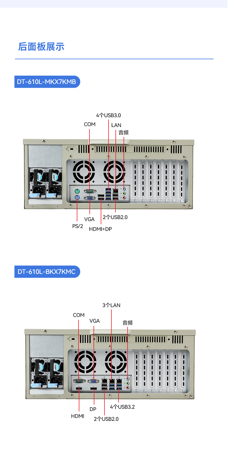 東田4U國產(chǎn)化工控機(jī),兆芯KX-7000系列CPU,原生支持麒麟/UOS系統(tǒng),DT-610L-MKX7KMB.jpg
